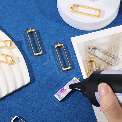 48Pcs 2 Colors Alloy Pendants FIND-CA0011-39-1