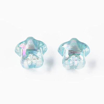 1-Hole Transparent Acrylic Buttons MACR-S373-129-C07-1