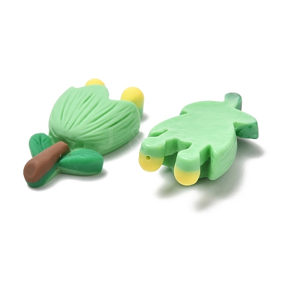 Opaque Resin Cabochons Accessories RESI-O011-09-1