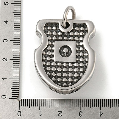 316 Surgical Stainless Steel Pendants STAS-Z073-74AS-02-1