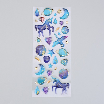 Epoxy Resin Sticker DIY-B009-02D-1