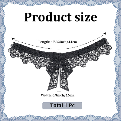 Polyester Women's False Collar DIY-WH20048-074G-1