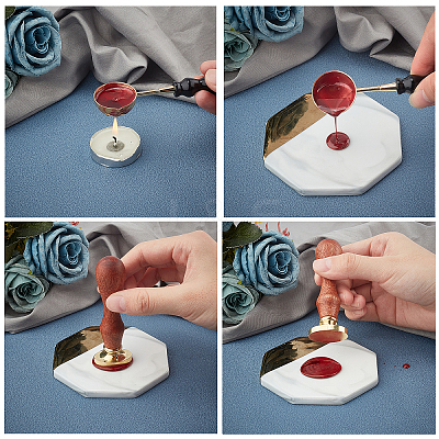 Wax Seal Stamp Set AJEW-WH0212-272-1