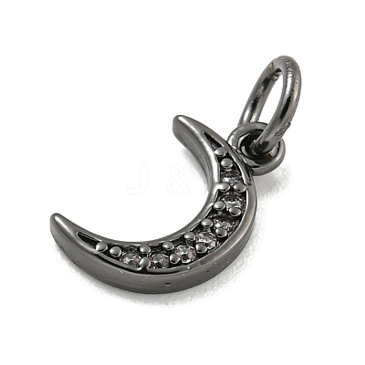Brass Cubic Zirconia Pendants KKB-L215-046B-1
