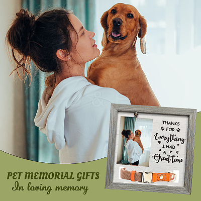 MDF Pet Photo Frames DIY-WH0525-028-1