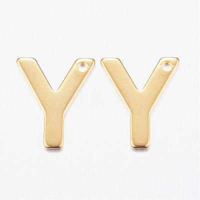 304 Stainless Steel Charms STAS-P141-Y-1