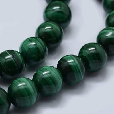 Natural Malachite Beads Strands G-F571-27A1-3mm-1