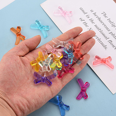 Transparent Acrylic Beads TACR-S154-55B-1