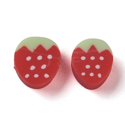 Handmade Polymer Clay Beads X-CLAY-R069-01M-1