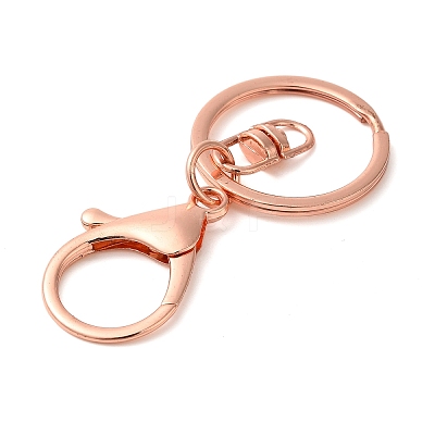 Alloy Keychain Clasp Findings KEYC-D050-03RG-1