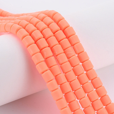 Polymer Clay Bead Strands CLAY-T001-C54-1