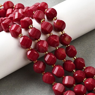 Natural Quartz Dyed Beads Strands G-U023-A02-07-1