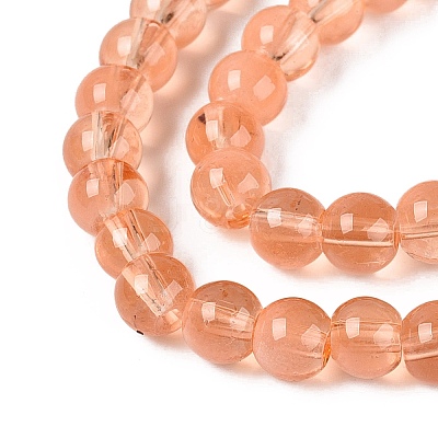 Acrylic Imitation Cat Eye Beads Strands OACR-Q197-01A-14-1