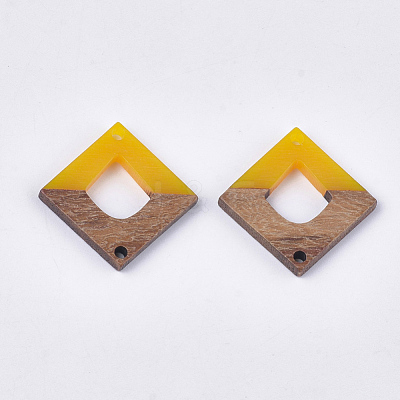 Resin & Walnut Wood Links connectors RESI-S367-15-1