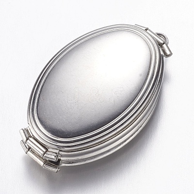 Brass Locket Pendants KK-N0116-108P-1