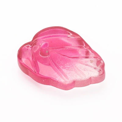 Two-Tone Transparent Glass Charms X-GLAA-H016-15-1