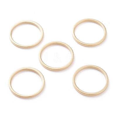 Brass Linking Rings KK-Y003-03F-G-1