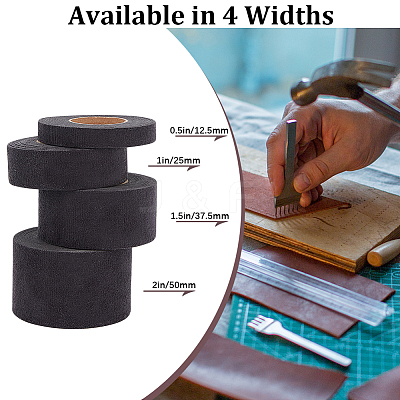 2M PVC Imitation Leather Ribbons SRIB-WH0011-126A-01-1