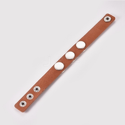 Imitation Leather Cord Bracelets BJEW-WH0009-05I-1