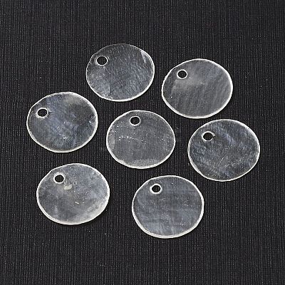 Natural Capiz Shell Pendant BSHE-H018-19-1