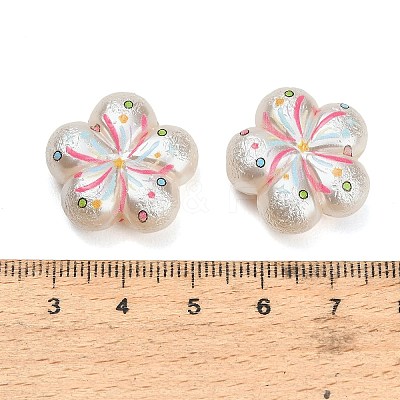 Textured Opaque Acrylic Beads AC-CBA36B6-09C-1
