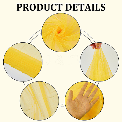 Polyester Mesh Fabric DIY-WH20009-40N-1