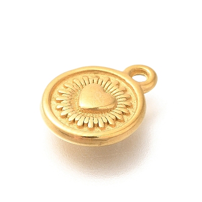 Ion Plating(IP) 304 Stainless Steel Charms STAS-I321-05G-1