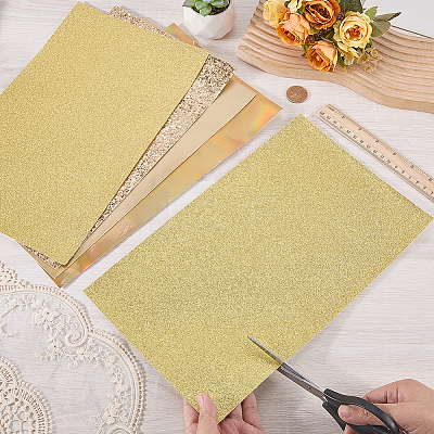 8Pcs 4 Colors Imitation Leather Fabrics DIY-CL0001-74B-1