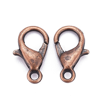 Zinc Alloy Lobster Claw Clasps E102-NFR-1