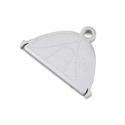 304 Stainless Steel Pendants SA-CBAE30B-04B-P-1