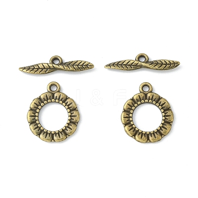 Tibetan Style Toggle Clasps MLF11359Y-NF-1