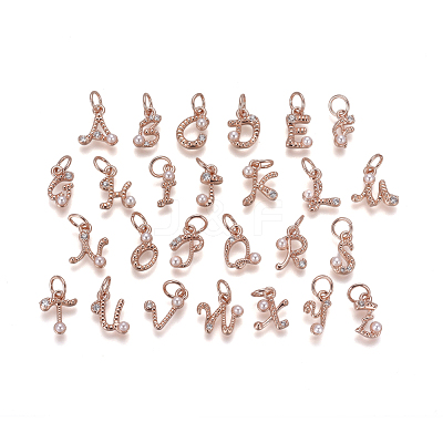 Brass Charms KK-L179-08-RG-1
