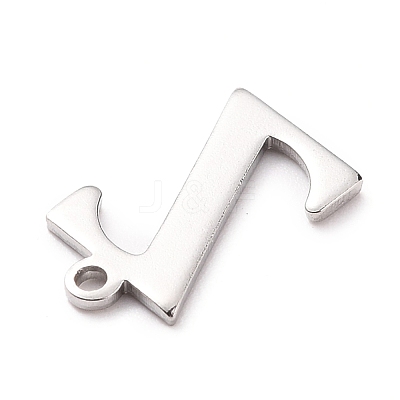 Tarnish Resistant 304 Stainless Steel Charms STAS-H112-Z-P-1