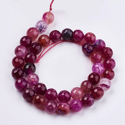 Natural Agate Round Beads Strand G-L084-10mm-59-1