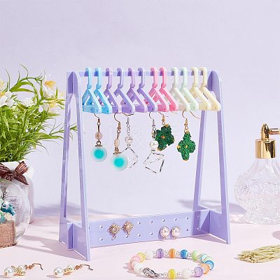 PandaHall Elite 1 Set Acrylic Earring Display Stands EDIS-PH0001-63-1