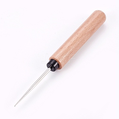 Wooden Awl Pricker Sewing Tool X-TOOL-WH0117-03A-1