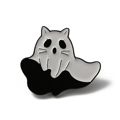 Halloween Ghost Enamel Pin LS-JEWB-WH0029-31G-1