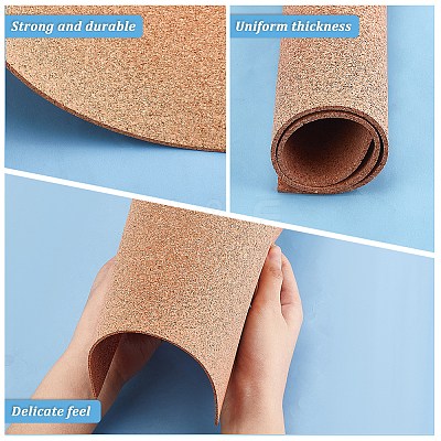20Pcs Square Cork Sheets DIY-BC0016-24-1