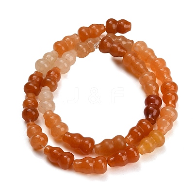 Natural Red Aventurine Beads Strands GG-CBA792A-D01-8x14mm-1