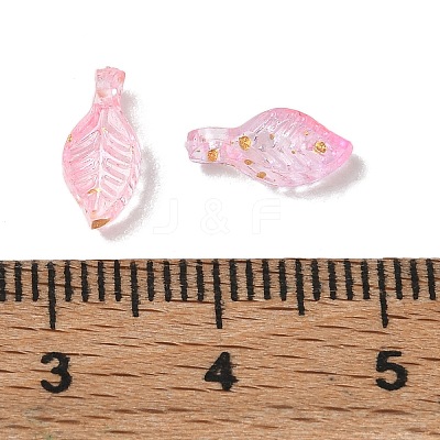 Transparent Acrylic and Gold Foil Pendants AC-CBAF9C1-04A-04-1