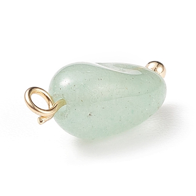 Natural Mixed Stone Charms PALLOY-JF01783-01-1