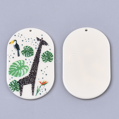 Acrylic Big Pendants KY-S163-069-1