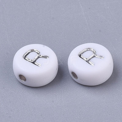 Plating Acrylic Beads X-PACR-R243-04R-1
