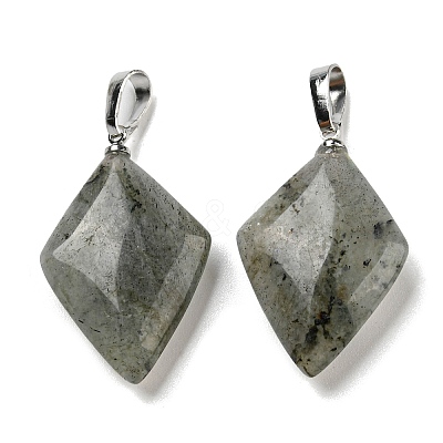 Natural Labradorite  Pendants G-C066-03B-1