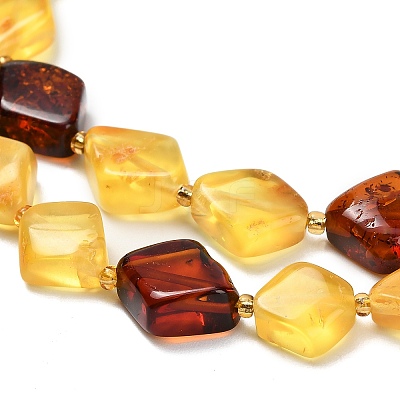 Natural Amber Beads Strands G-Z106-D01-1