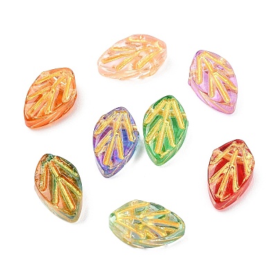 90Pcs 9 Colors Handmade Lampwork Beads LAMP-CJ0002-98-1