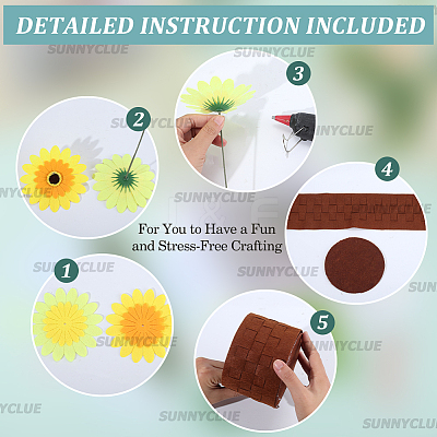 1Set Non-woven Fabric Material Package DIY-SC0032-33D-1