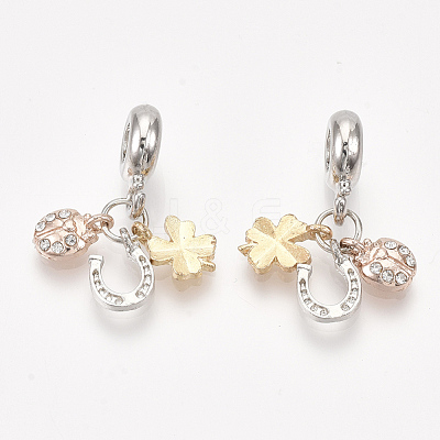 Alloy European Dangle Charms MPDL-S066-077-1