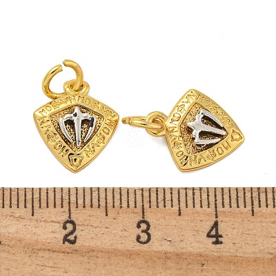 Long-Lasting Plated Brass Pendants KK-K387-05C-G-1