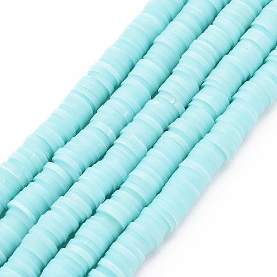 Handmade Polymer Clay Bead Strands CLAY-T002-6mm-28-1